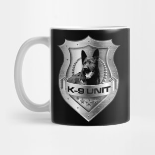 Metal K-9 Unit Badge - German Shepherd Mug